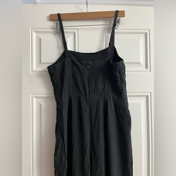 Madewell Square-Neck Wide-Leg Sleeveless Jumpsuit NWT Size 6 - Picture 4 of 14